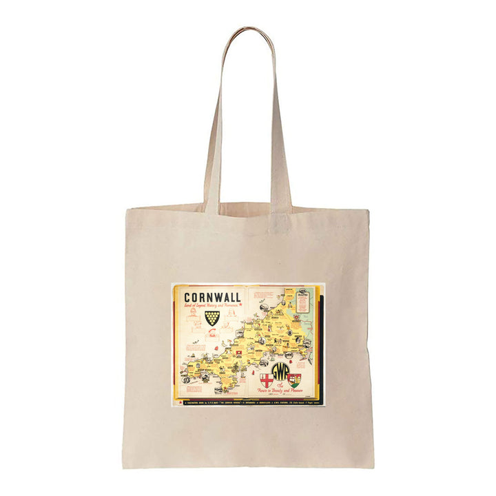 Cornwall - Land of Legend, History and Romance - Canvas Tote Bag