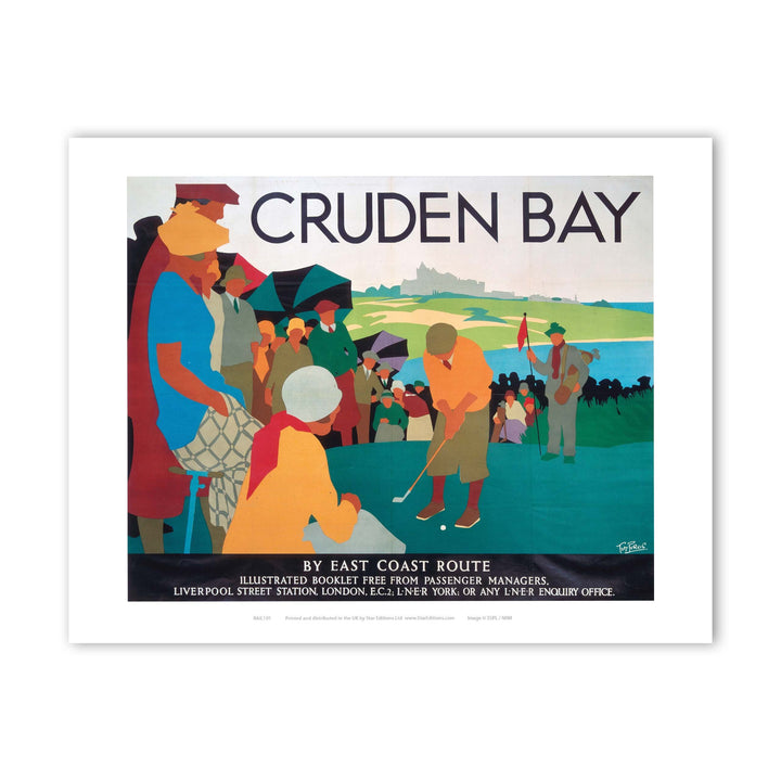 Cruden Bay Golf Putting, Scotland Art Print