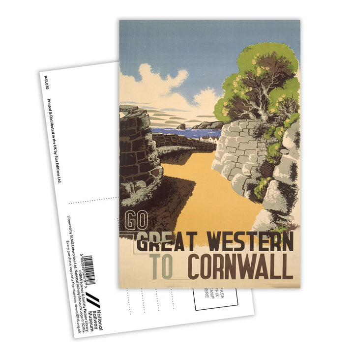 Great Western to Cornwall Postcard Pack of 8