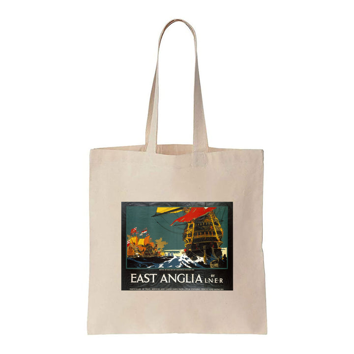 East Anglia - Battle of Sole Bay off Southwold - Canvas Tote Bag