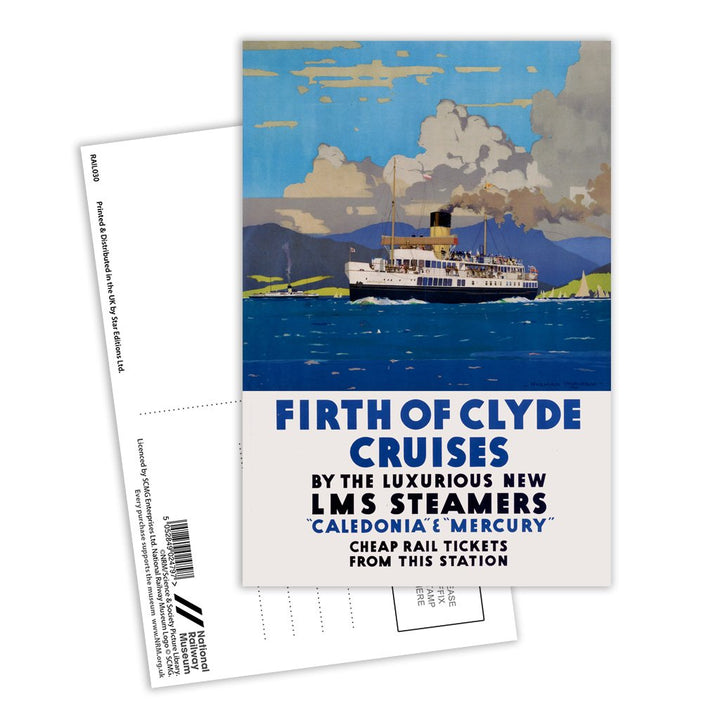 Firth of Clyde cruise's Postcard Pack of 8