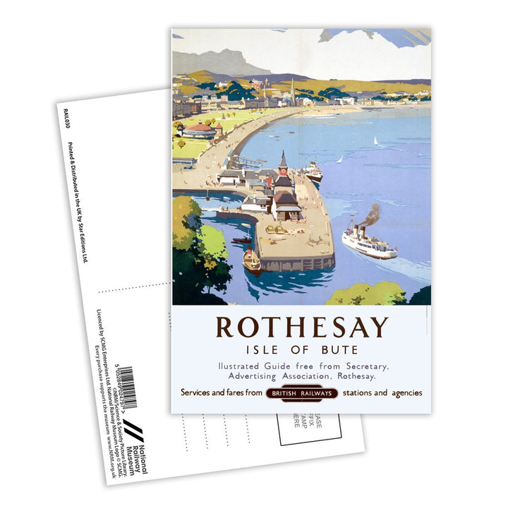Rothesay, Isle of Bute Postcard Pack of 8