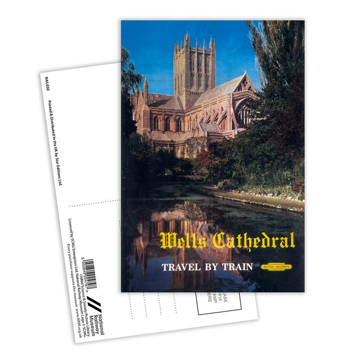 Wells Cathedral - British Railways Postcard Pack of 8