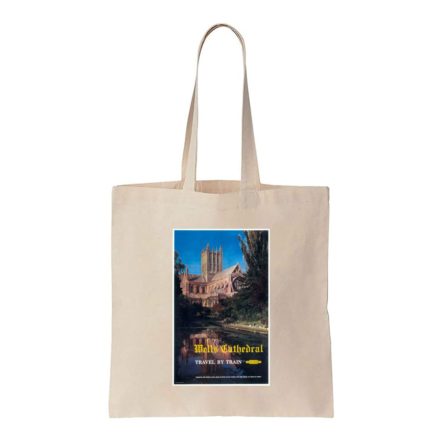 Wells Cathedral - British Railways - Canvas Tote Bag