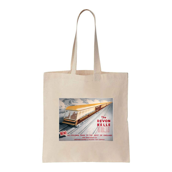 The Devon Belle - To the West of England - Canvas Tote Bag