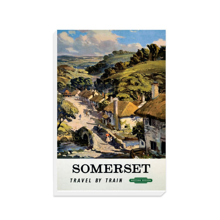 Somerset - Travel by Train - Canvas