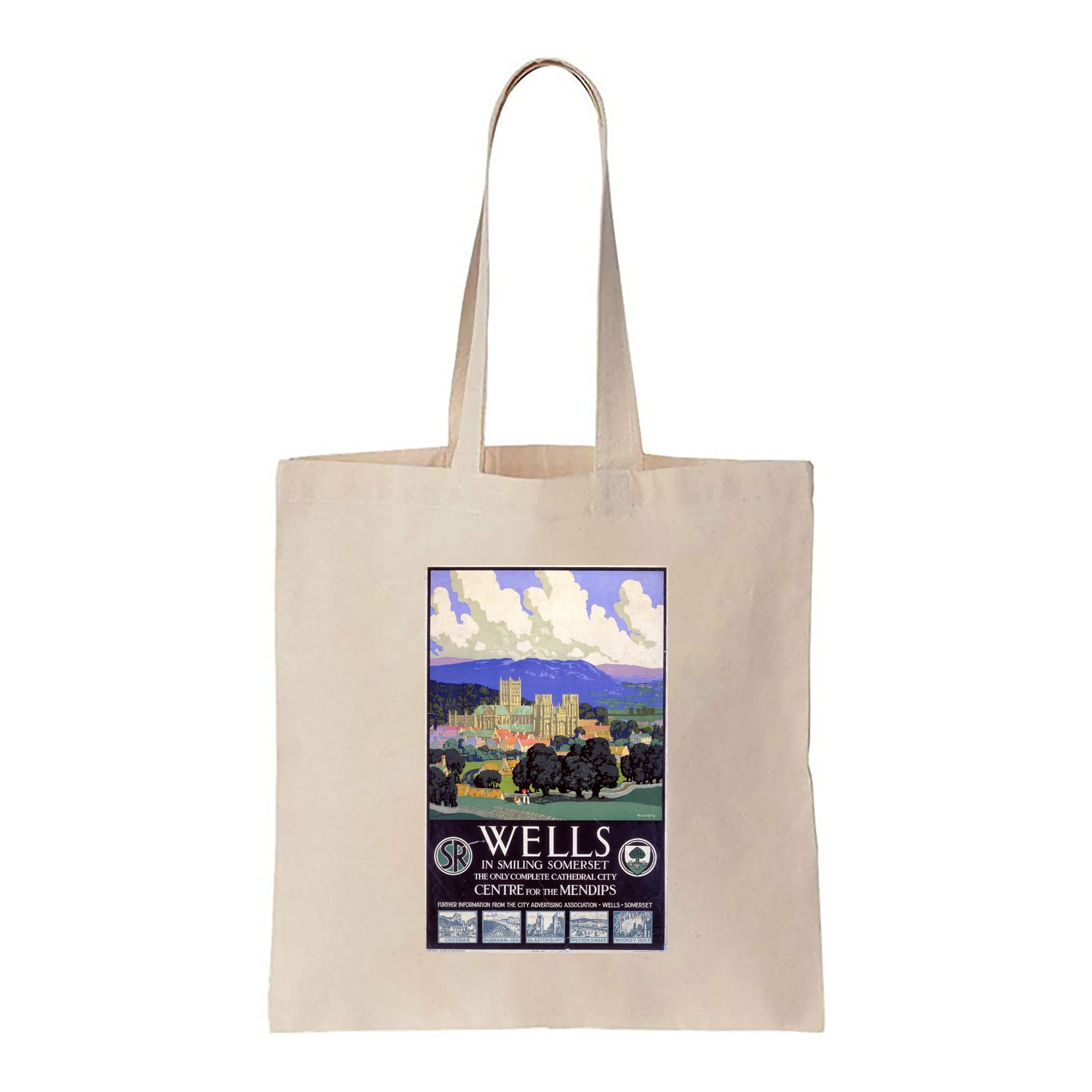 Wells in Smiling Somerset - Canvas Tote Bag