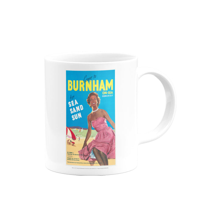 Burnham-on-sea, Somerset for Sea, Sand, Sun Mug