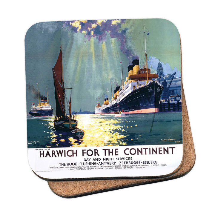 Harwich for the Continent - Day and Night Services Coaster