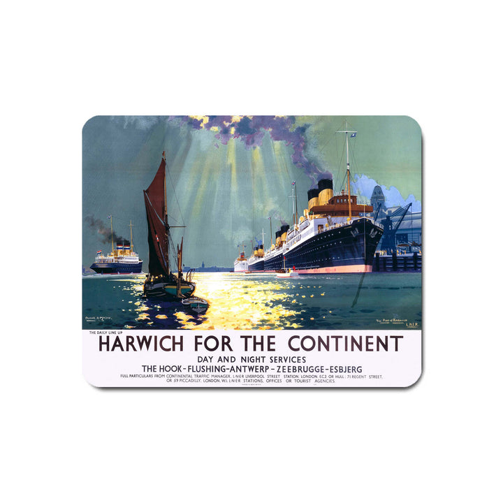 Harwich for the Continent - Day and Night Services - Mouse Mat