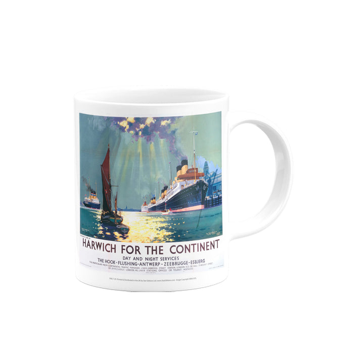 Harwich for the Continent - Day and Night Services Mug