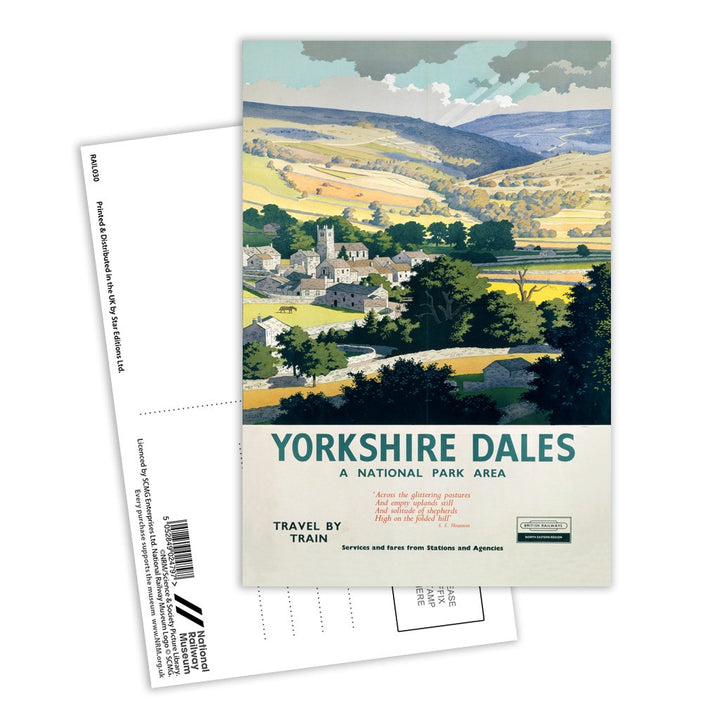 Yorkshire Dales - National Park Area Postcard Pack of 8
