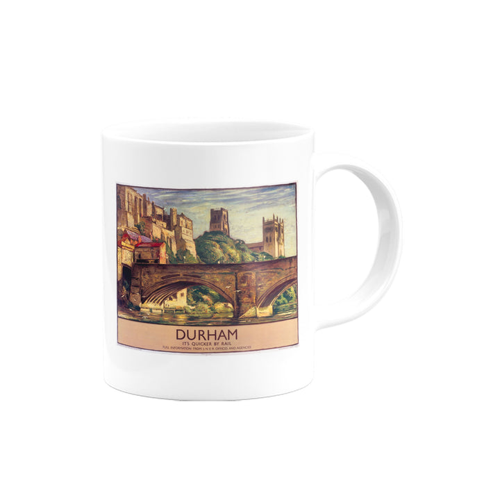 Durham, It's Quicker By Rail Mug