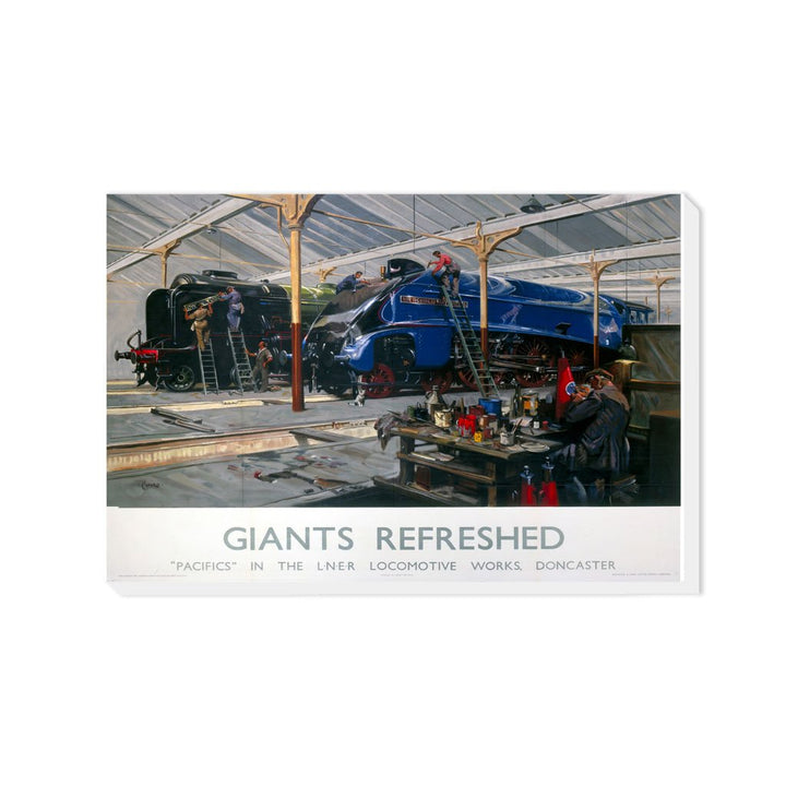 Giants Refreshed - Pacifics in the LNER locomotive works, Doncaster - Canvas