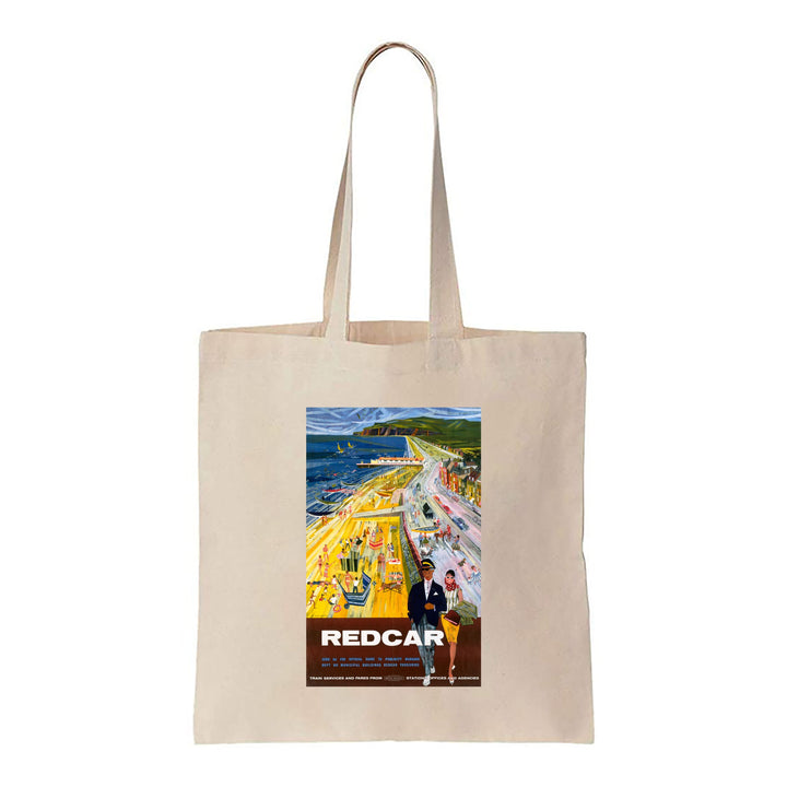 Redcar - Walk along the front - Canvas Tote Bag