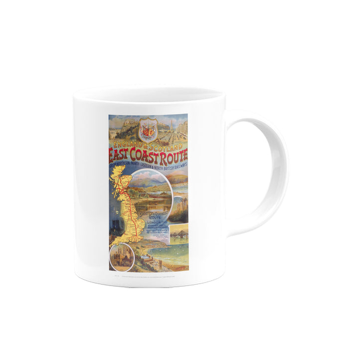 England and Scotland East Coast Route Mug