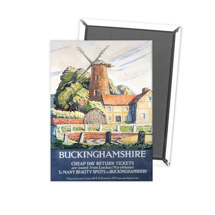 Buckinghamshire - cheap day return tickets Fridge Magnet