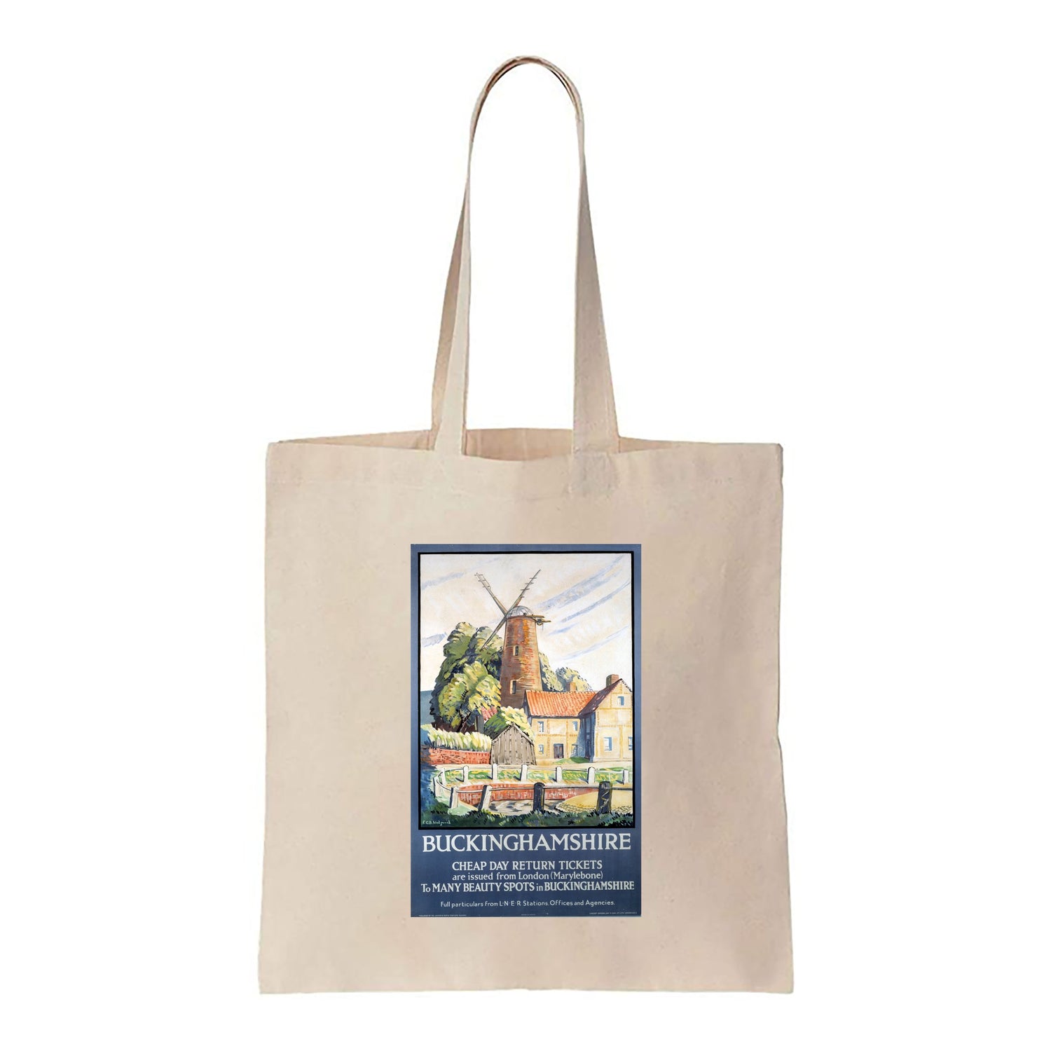 Buckinghamshire - Beauty Spots - Canvas Tote Bag