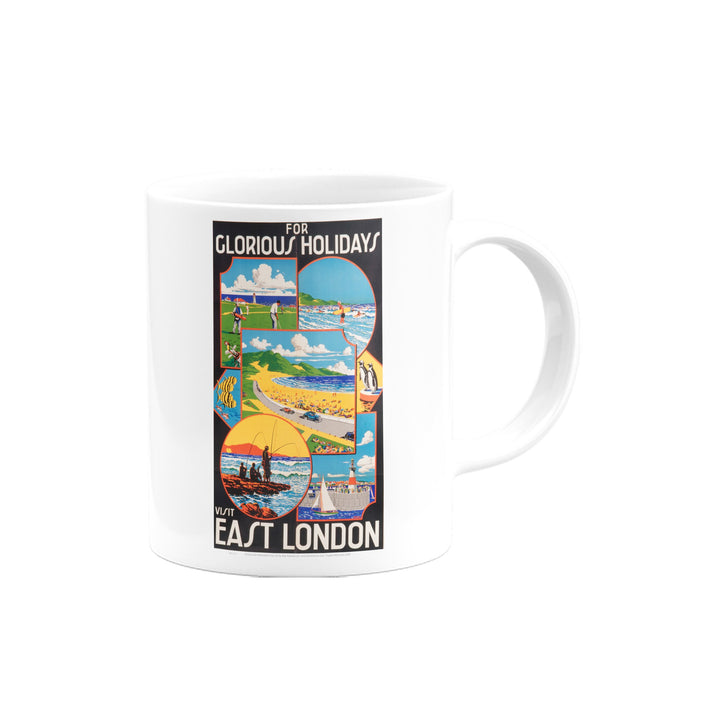 for Glorious Holidays Visit East London Mug