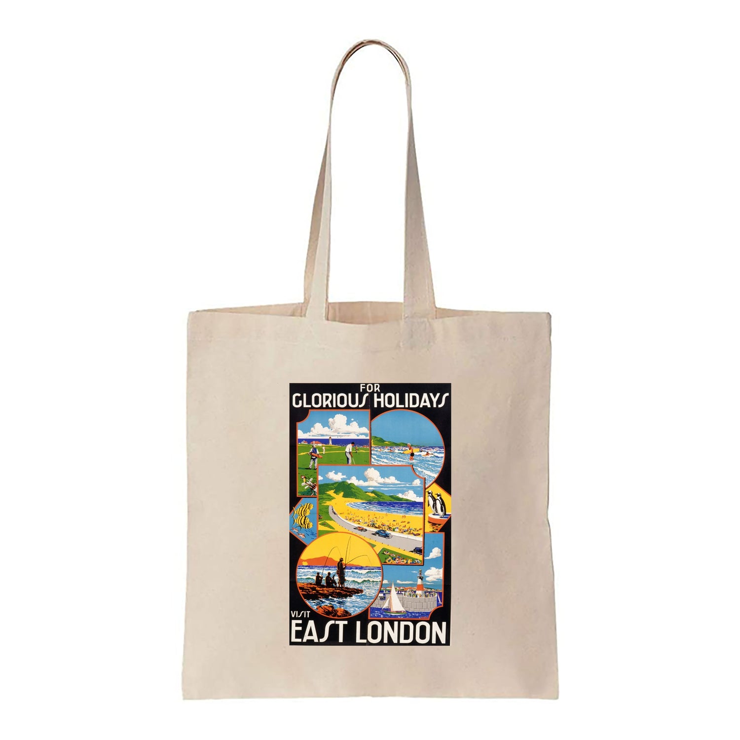 for Glorious Holidays Visit East London - Canvas Tote Bag