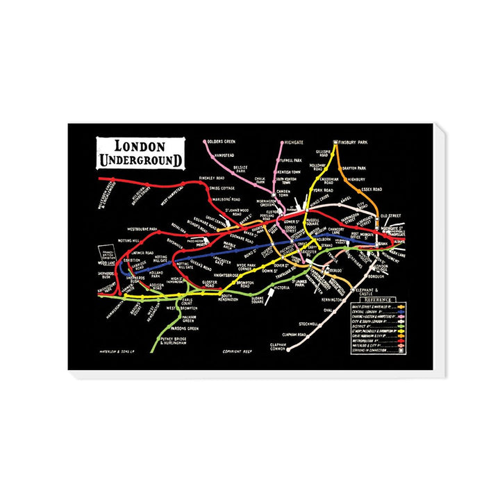 London Underground Map - Canvas