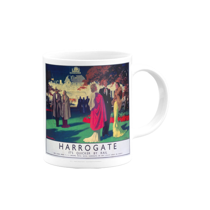 Harrogate, It's Quicker By Rail Mug