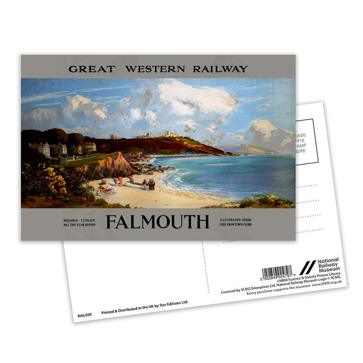 Falmouth, Great Western Railway Postcard Pack of 8