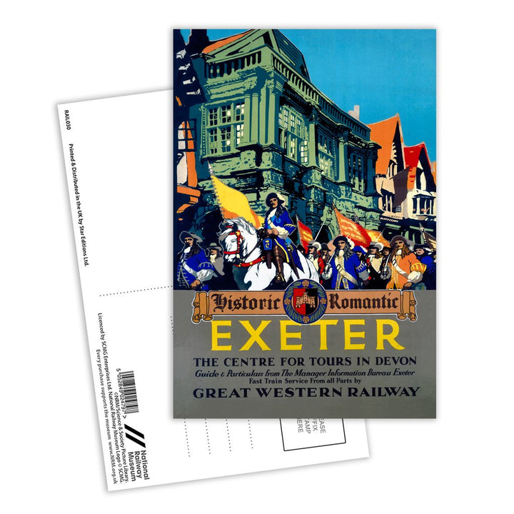 Exeter - Historic, Romantic Postcard Pack of 8
