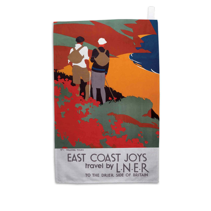East Coast Joys No 1 Walking Tours - Tea Towel