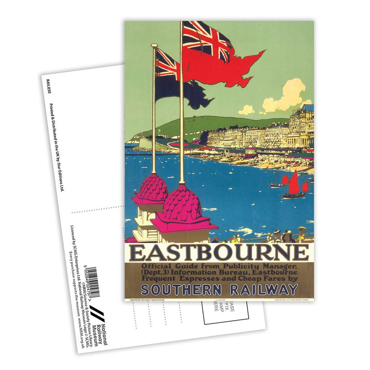 Eastbourne, Southern Railways Postcard Pack of 8