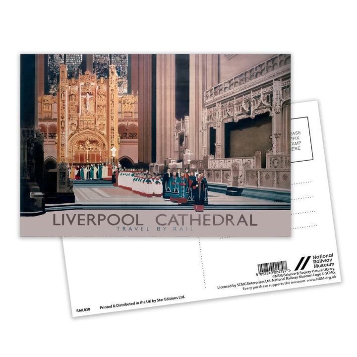 Liverpool Cathedral Postcard Pack of 8