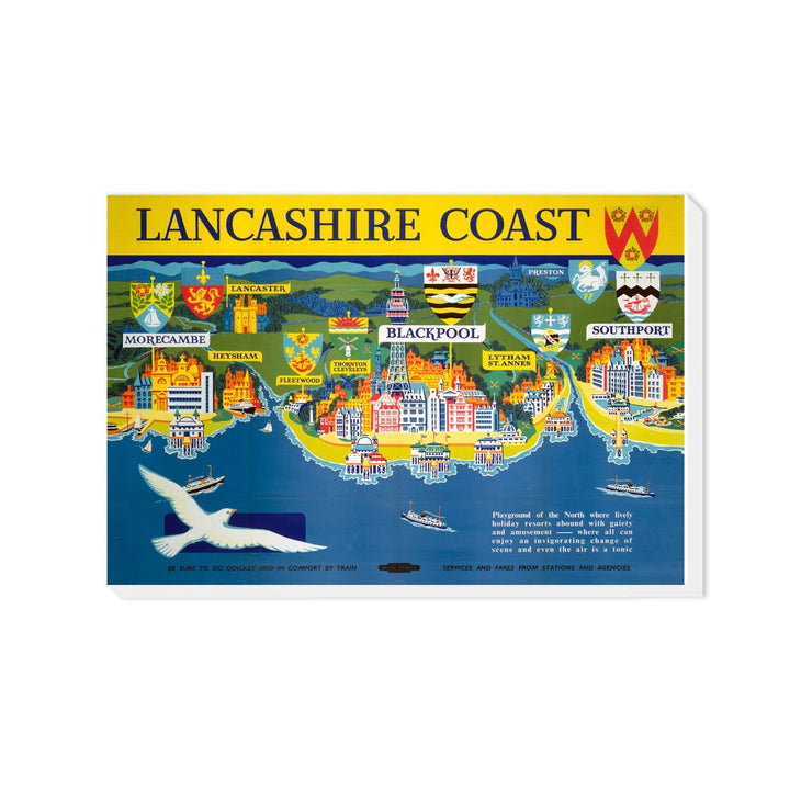 Lancashire Coast - Canvas
