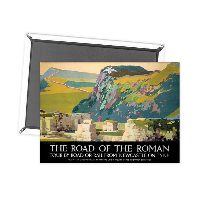 the road of the roman Fridge Magnet