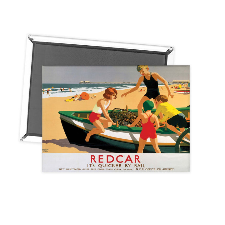 Redcar 2 Fridge Magnet