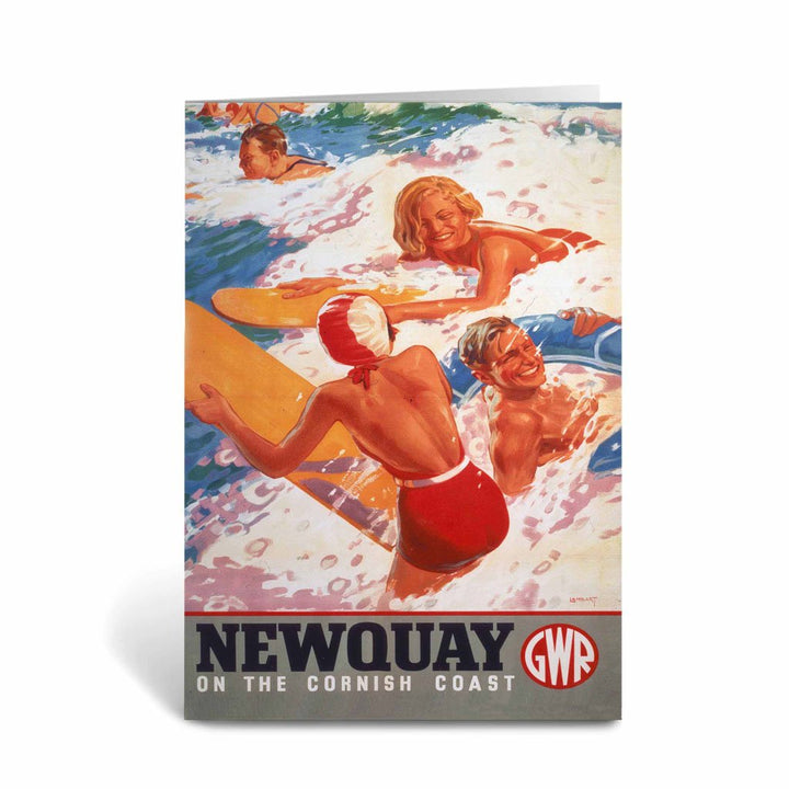 Newquay on the Cornish Coast Greeting Card