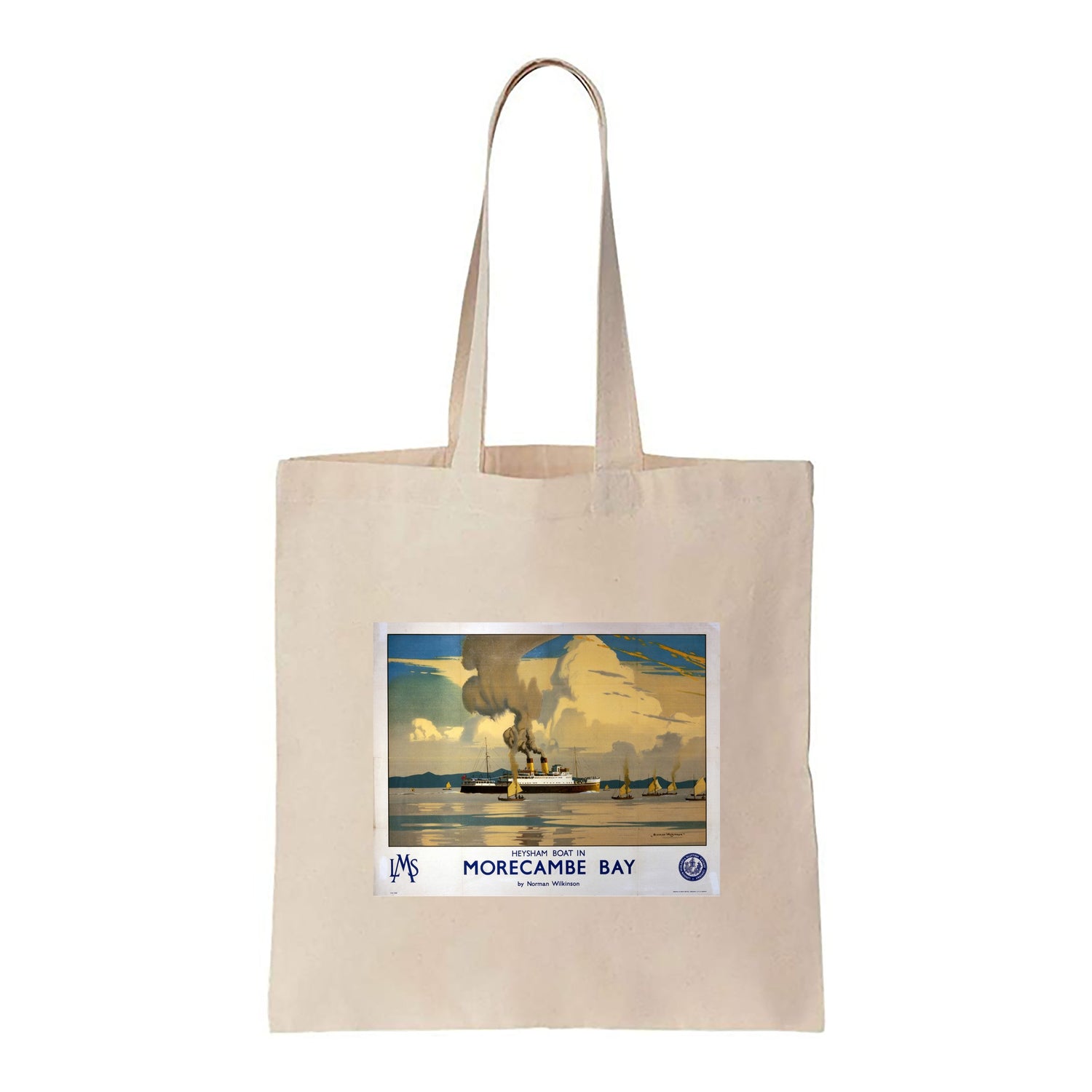 Morecambe Bay - Heysham Boat - Canvas Tote Bag