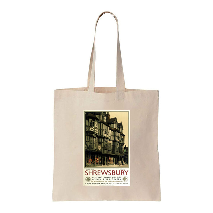 Shrewsbury, Historic Town - Canvas Tote Bag