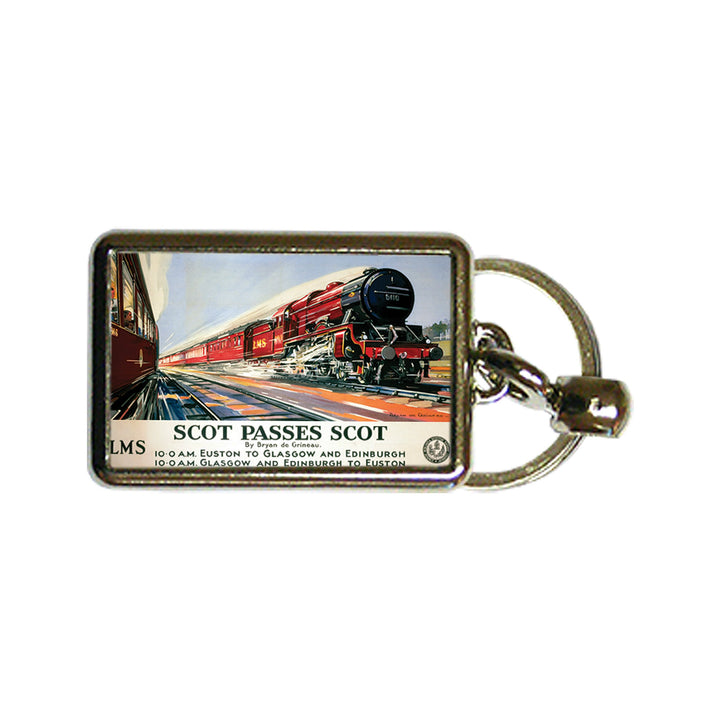 Scot passes scot - Metal Keyring