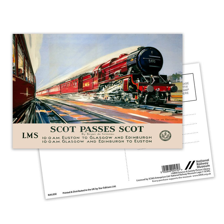 Scot passes scot Postcard Pack of 8