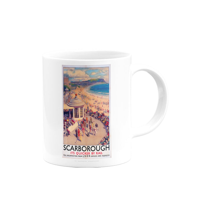 Scarborough, It's Quicker By Rail Mug
