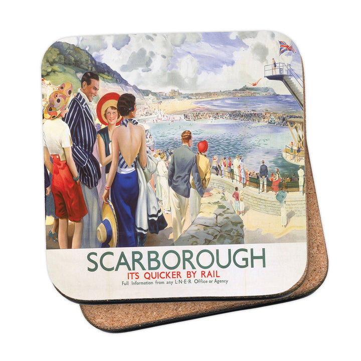 Scarborough, It's Quicker By Rail Coaster