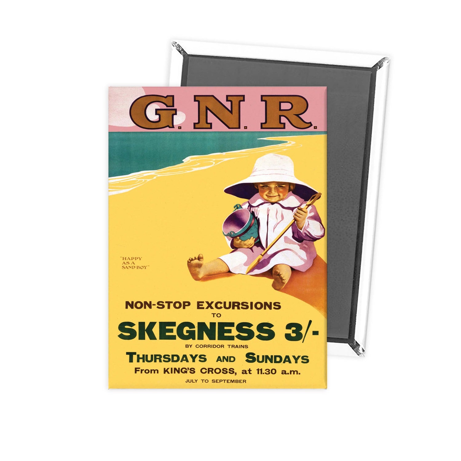 G.N.R Skegness Fridge Magnet
