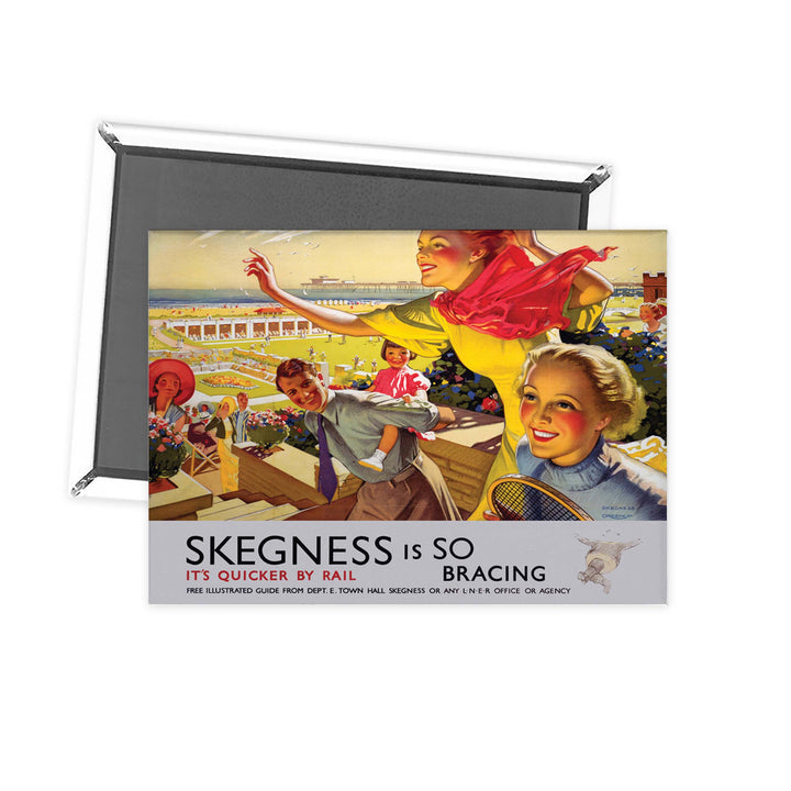 Skegness, travel by rail Fridge Magnet