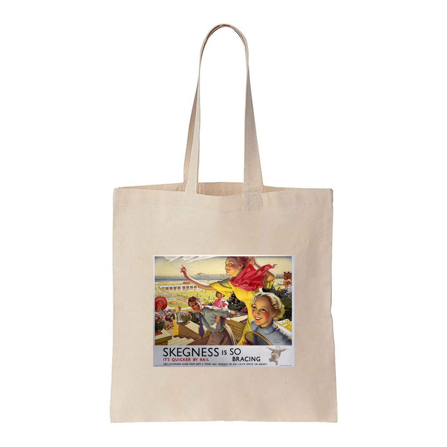 Skegness, so Bracing - Canvas Tote Bag