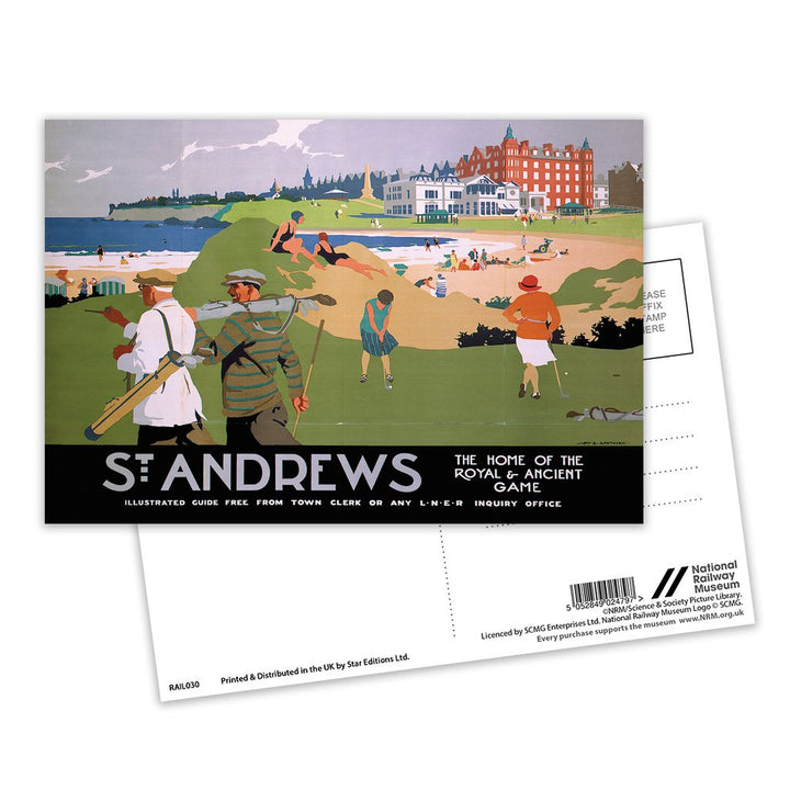 St. Andrews - The Home of the Royal & Ancient Game Postcard Pack of 8