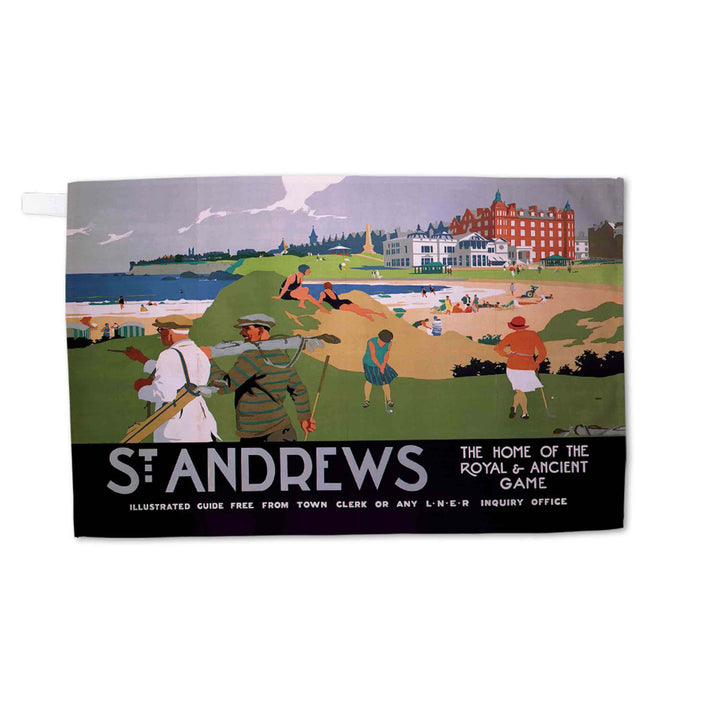 St. Andrews - The Home of the Royal & Ancient Game - Tea Towel