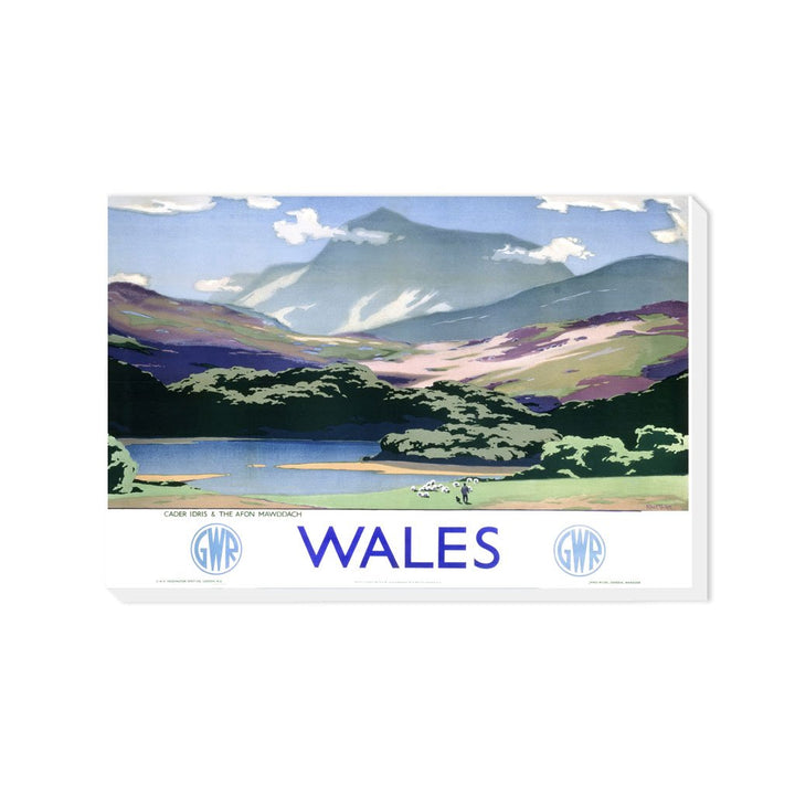 Wales, Cader Idris and The Afon Mawddach - Canvas
