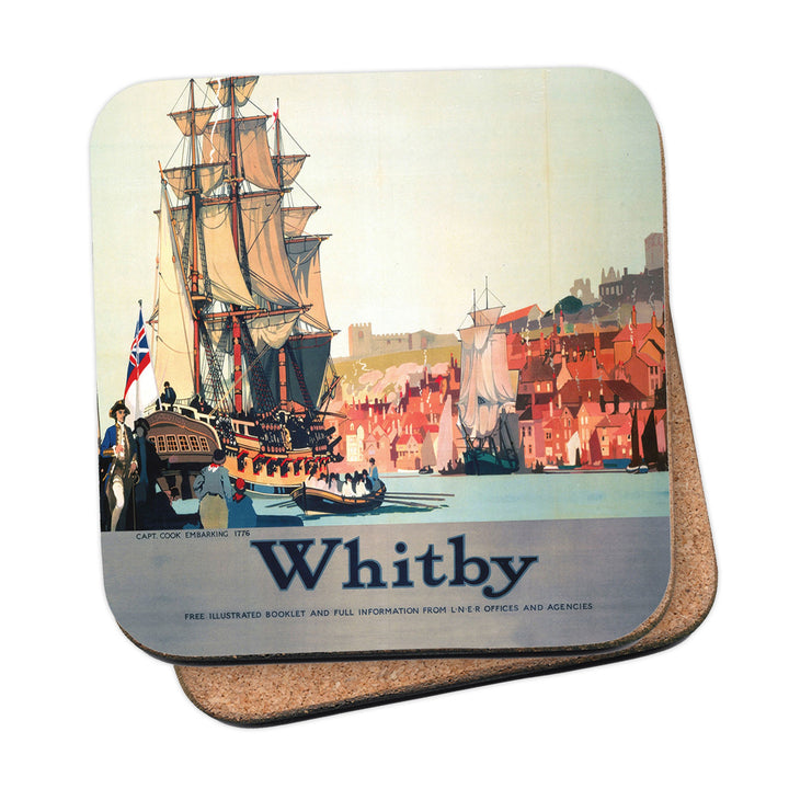 Whitby - Capt Cook Embarking 1776 Coaster