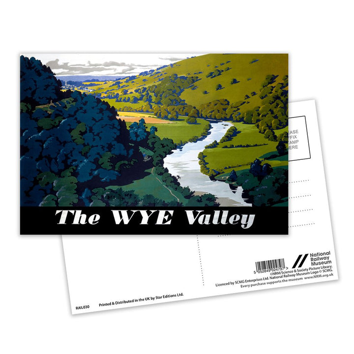 The Wye Valley Postcard Pack of 8