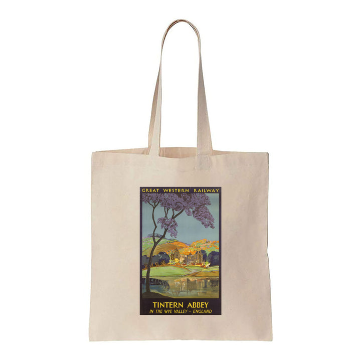 Tintern Abbey in the Wye Valley - Canvas Tote Bag